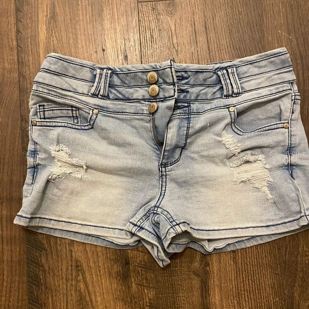 Blue spice jean short